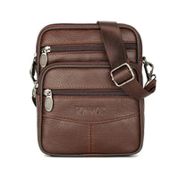 Retro Genuine Leather Men’s Crossbody Shoulder Belt Bag