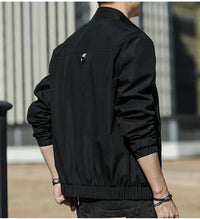 Men’s Autumn Stand Collar Jacket – Korean Style