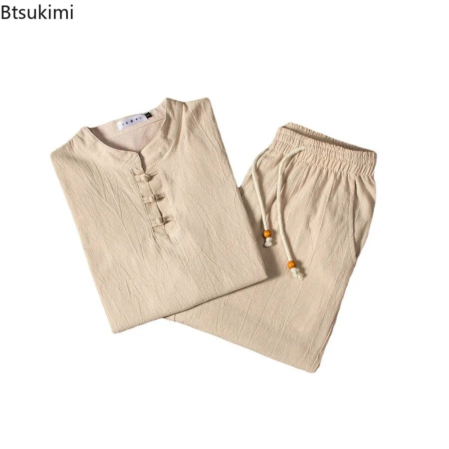 Men’s Cotton Suit Set