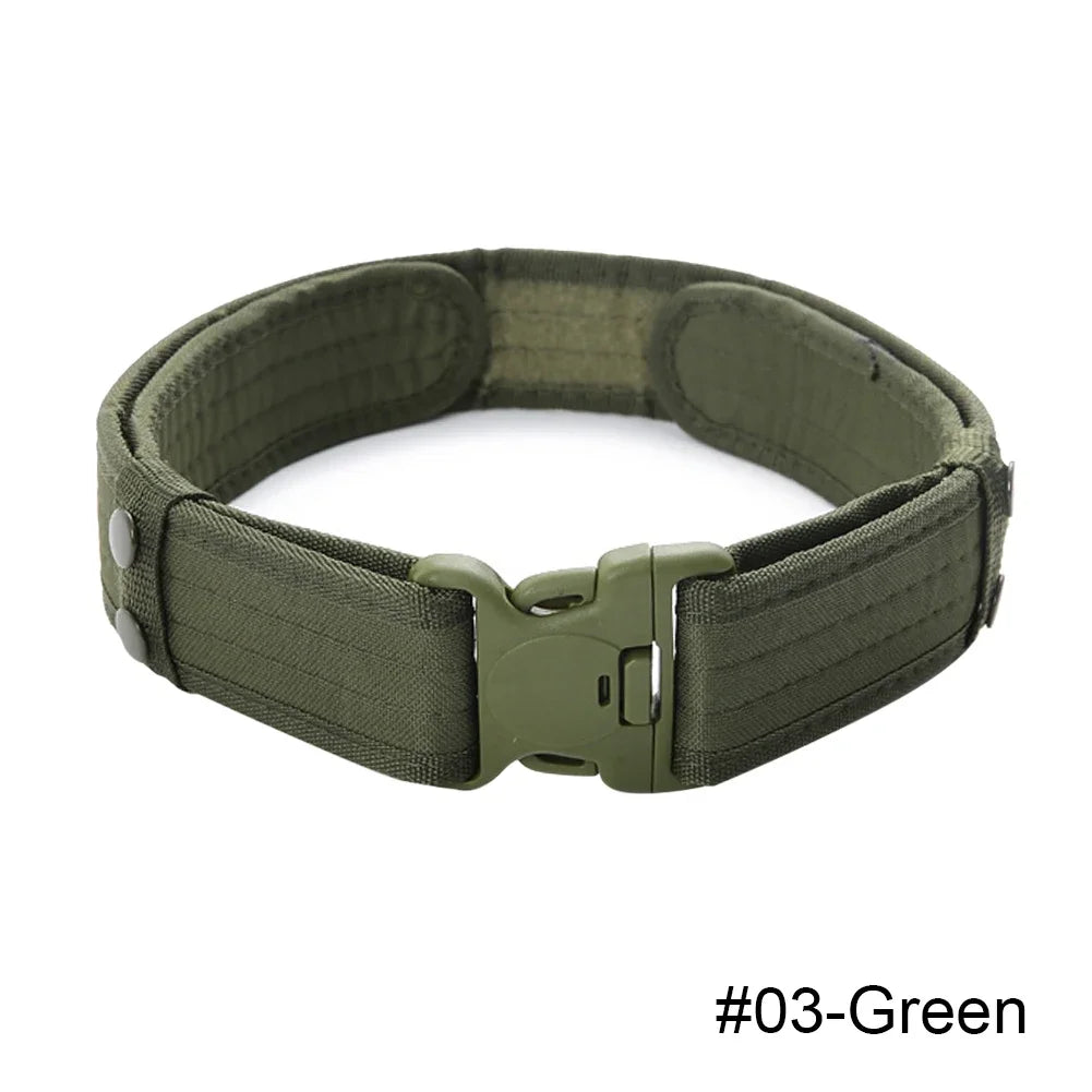 Men’s Tactical Combat Belt – Quick Release Canvas Strap
