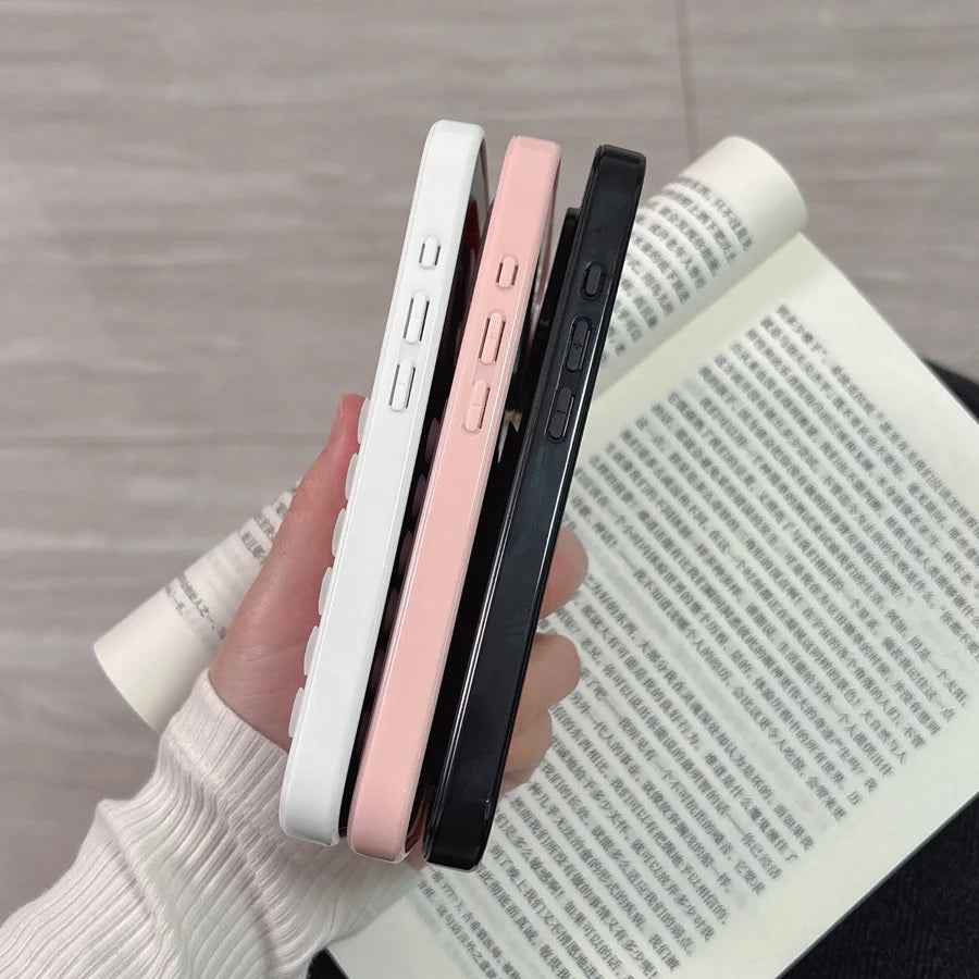 3D Suction Airbag iPhone Case – Shockproof Transparent Cover