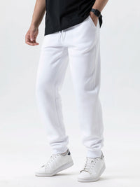 Men’s Fleece Sweatpants – Winter Joggers Gym Casual Pants