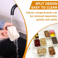 Multi-Grid Kitchen Spice Storage Box Sealed