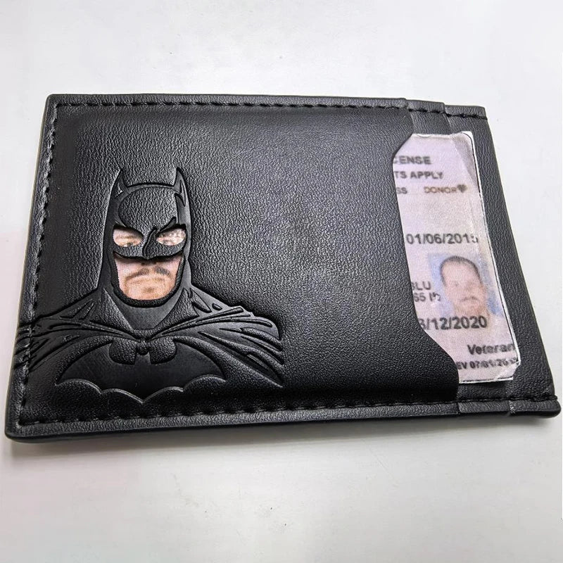 Personalized Superhero Bat Wallet & Card Holder
