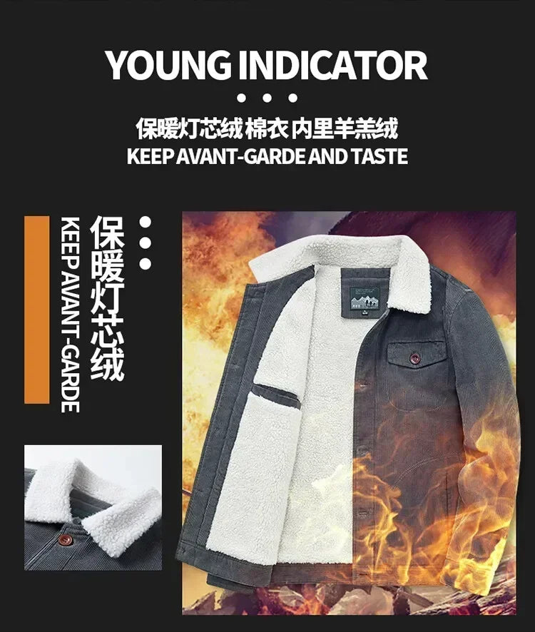 Men’s Tactical Military Windbreaker – Winter Fleece Jacket