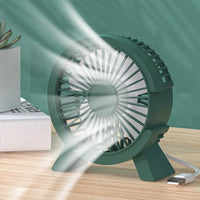 Portable USB Mini Fan – Silent Rechargeable Air Cooler