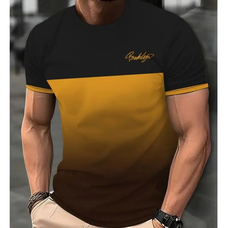Men’s Gradient Short Sleeve T-Shirt