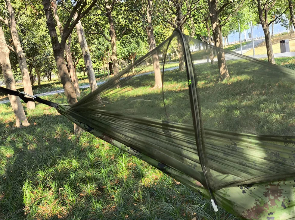 Camping Hammock with Mosquito Net Outdoor Garden Leisure