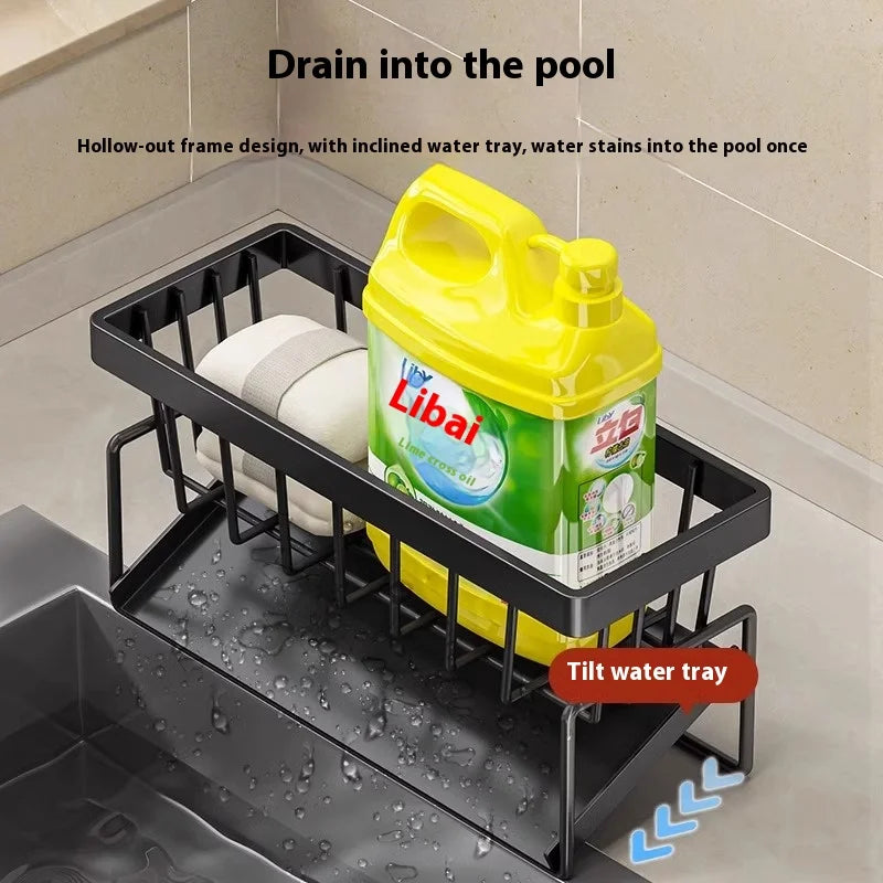 Kitchen Sink Rack Organizer – Storage Shelf Solution