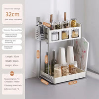 Multi-Functional Kitchen Seasoning & Storage Rack