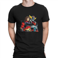 Men’s Grendizer Anime T-Shirt – Cotton Goldrake Crewneck Tee