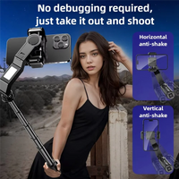 ABAC Selfie Stick Tripod with 1-Axis Gimbal Auto Balance for Smartphones