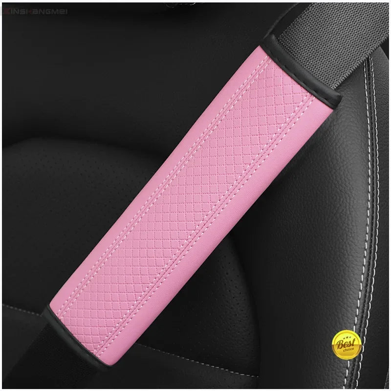 PU Leather Seat Belt Cover Car Safety Shoulder Pad