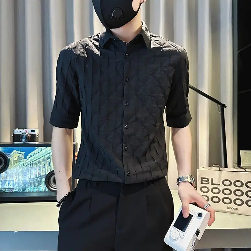 Men’s Business Casual Short Sleeve Shirt