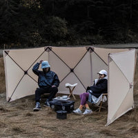 Collapsible Camping Windscreen Stove Wind-Resistant Outdoor