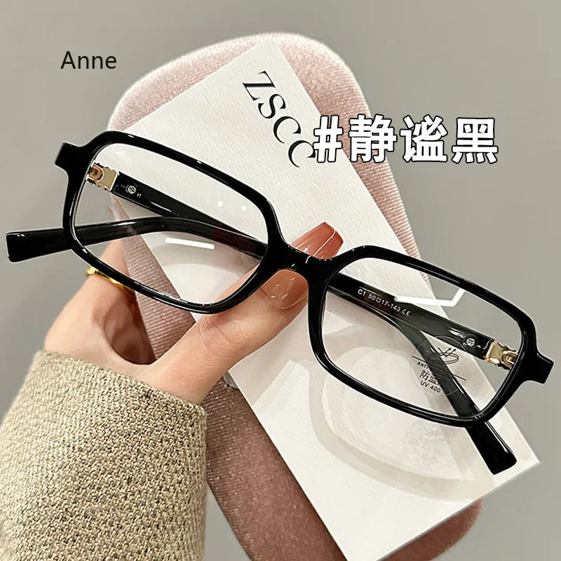 Retro Square Myopia Glasses – Unisex Prescription Eyewear