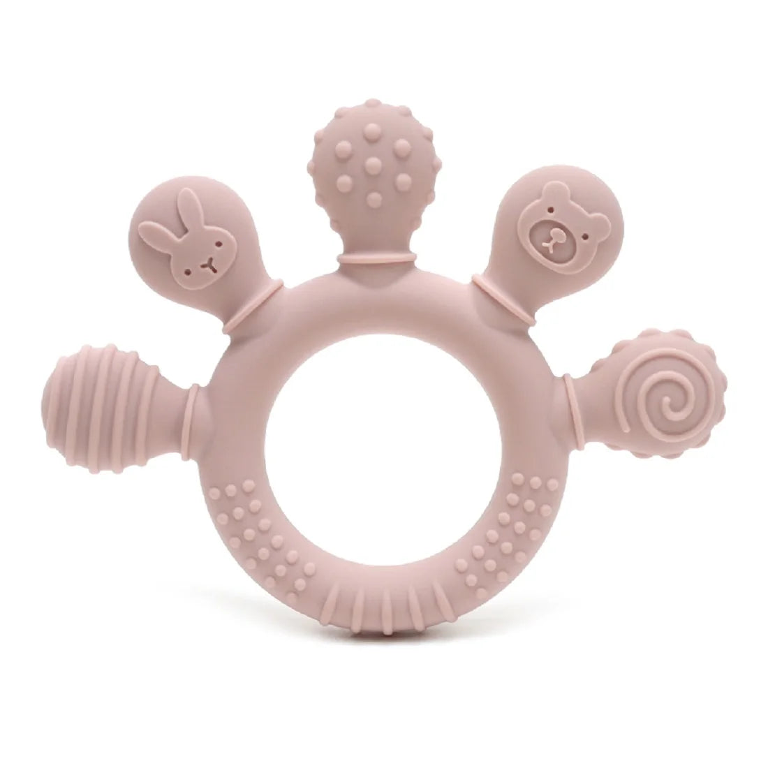 Erduo Silicone Baby Teether – Safe Sensory Chew Toy