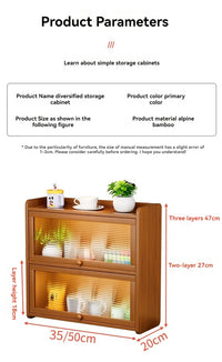 Multifunctional Kitchen Countertop Seasoning Rack Shelf