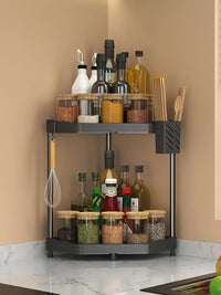 3-Tier Kitchen Seasoning Shelf Spice Countertop Rack