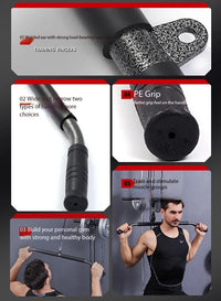 Strength Training Pull Rod Handles – Gym Cable Attachments