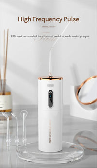 Portable Oral Irrigator – USB Rechargeable Water Flosser