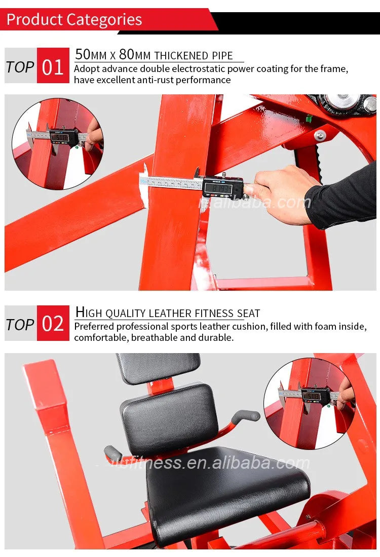 Seated Dip Tricep Machine Plate-Loaded Gym Equipment