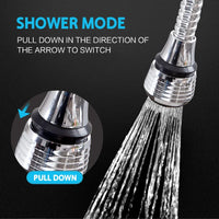 Rotating Stainless Steel Kitchen Faucet Sprinkler Extender
