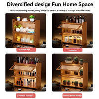 Multifunctional Kitchen Countertop Seasoning Rack Shelf