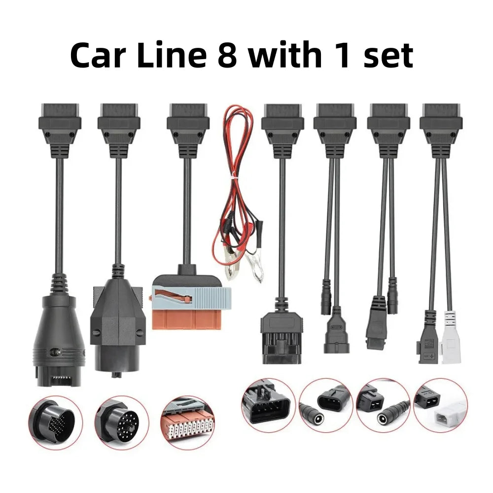 Car Diagnostic Line Set 8-in-1 for DS150E TCS CDP Pro