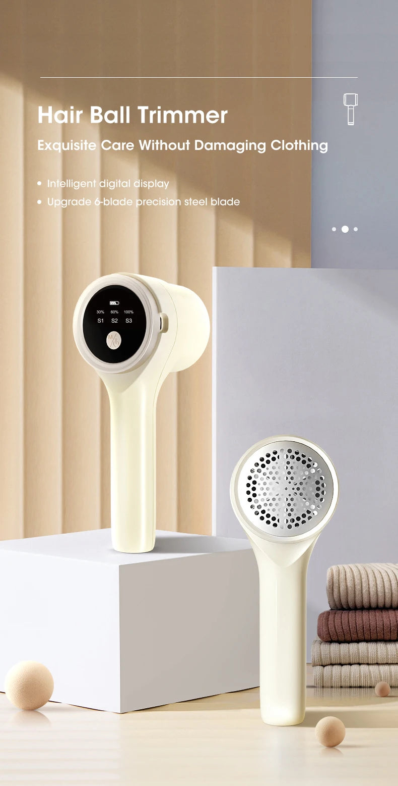 Rechargeable Electric Lint Remover for Clothes & Fabrics