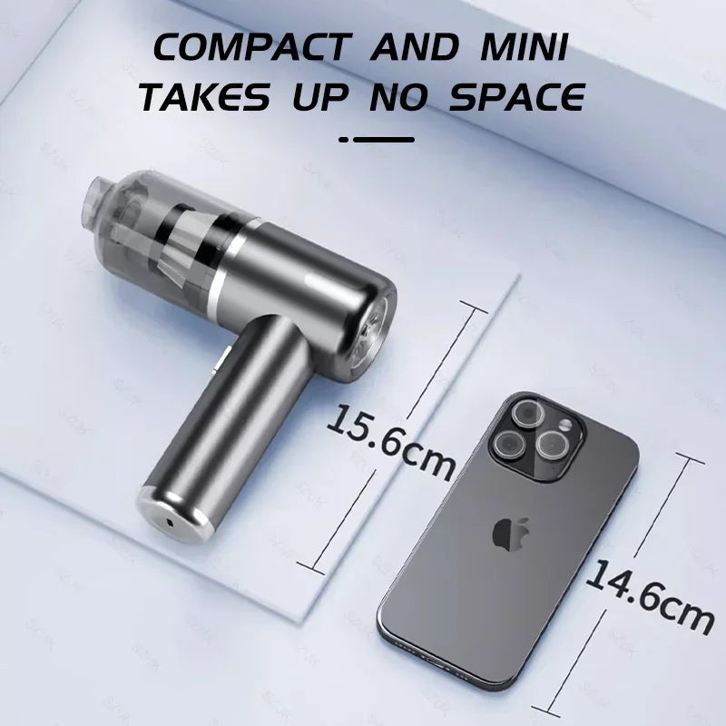 SZUK 148000Pa Car Vacuum CIeaner Powerful Wireless Handheld Cleaning Machine Mini Blower Portable Vacuum Cleaner for Car Home