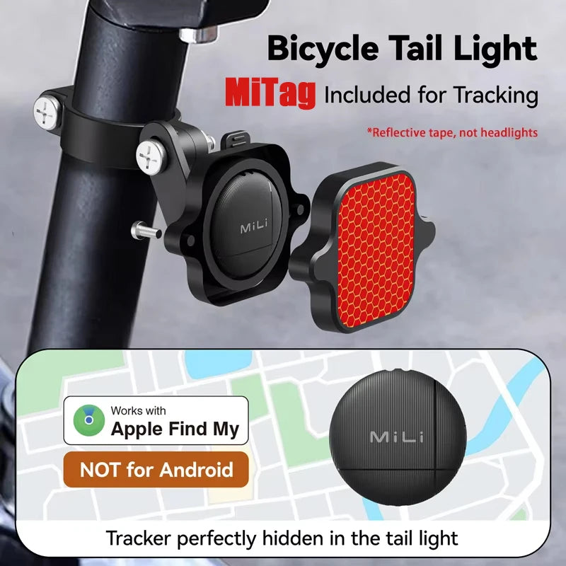Bicycle Airtag Tracker Bracket Anti-theft Hidden Locator
