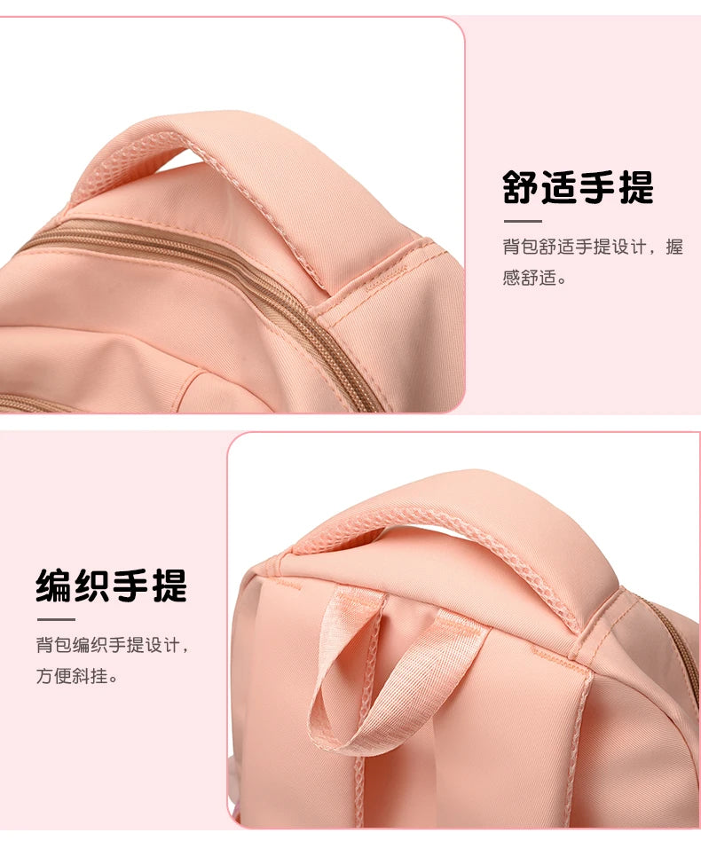 2025 New - Style Schoolbag for Primary School Girls, Suitable for Grades 1, 3 to 6, Child-Friendly, Load-Reducing and Spine