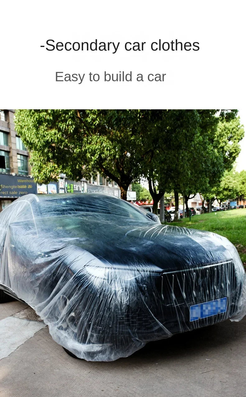Disposable Car Dust Cover –Waterproof Sunshade Coat
