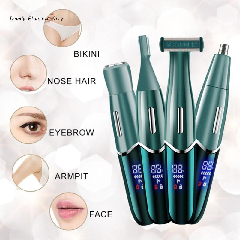 R9CD Pubic Hair Removal Trimmer for The Groin Epilator Safety Man Lady Shaving