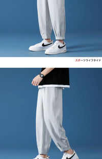 Men’s Cropped Cargo Pants – Lightweight Summer Fashion