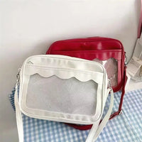Japanese Harajuku Transparent Ita Bag for Girls