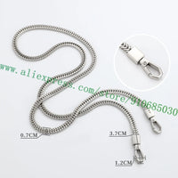 Polished Shine Stainless Metal Chain Shoulder Strap For Designer Lady Handbag Women Bag Purse Pochette Golden Silvery