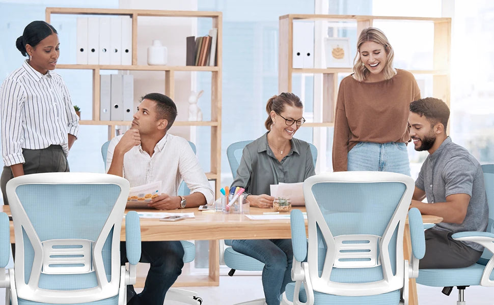 Ergonomic Mesh Office Chair – Lumbar Support & Flip Armrests