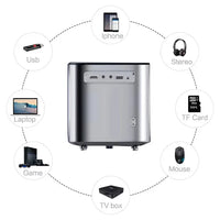 ProjectorT8 Android Mini Projector 4K 5G WiFi 2+16G 5800 Lumens 720P 1080P Full HD LCD LED Home Theater 3D Projector Portable Be