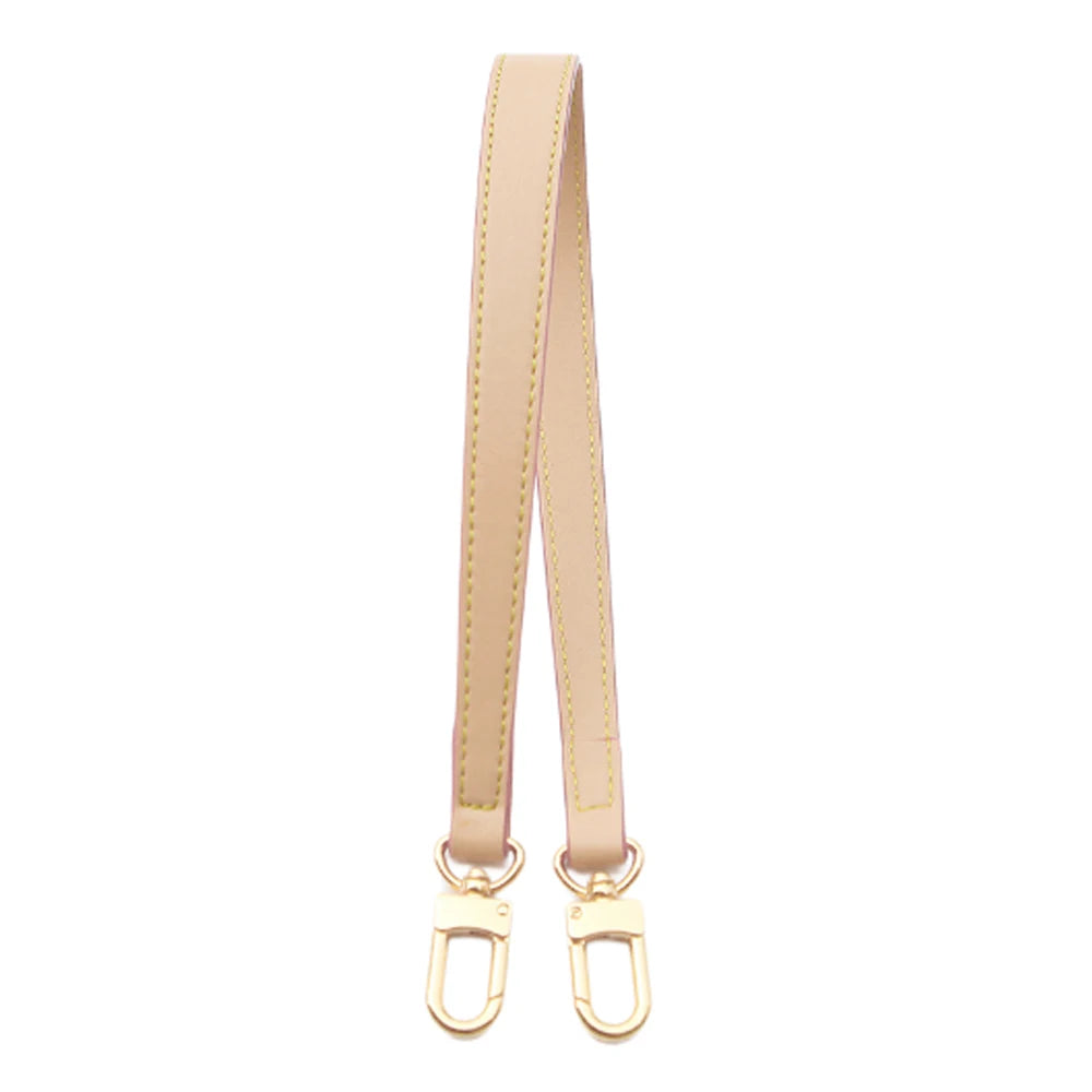 56cm Leather Bag Strap with Golden Buckle – Replacement Belt