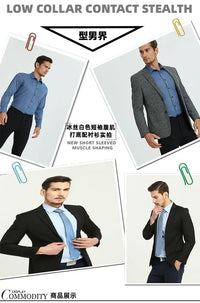 Men’s Fake Muscle Shaper Shirt Cosplay & Fitness Undershirt