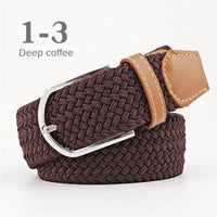 Unisex Colorful Canvas Belt – 107/120cm Casual Luxury Nylon Girdle for Men & Women