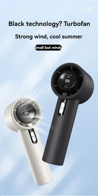 Xiaomi MIJIA Handheld High-speed Fan USB Charge Mini Portable 100 Speed Turbo Violent Small Outdoor Powerful Fan 3000mAh Battery