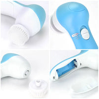 5-in-1 Electric Facial Cleansing Brush – Skin Care Massager
