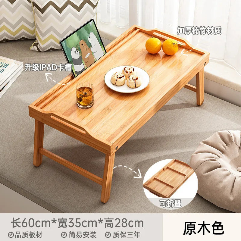 Square Folding Tea Table – Lightweight Tatami Floor Desk
