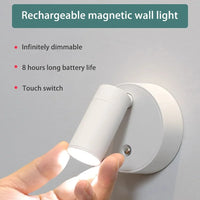 Xiaomi Youpin LED Lamp Household Magnetic Wall Lamp Wireless Rechargeable Movable No Punching Bedroom Bedside Reading Lamp NEW