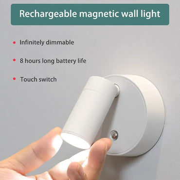 Xiaomi Youpin LED Lamp Household Magnetic Wall Lamp Wireless Rechargeable Movable No Punching Bedroom Bedside Reading Lamp NEW