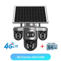 LS VISION V380 Pro 4G Solar PTZ Security Camera 15MP