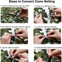 Camo Netting Woodland Hunting Sunshade Mesh